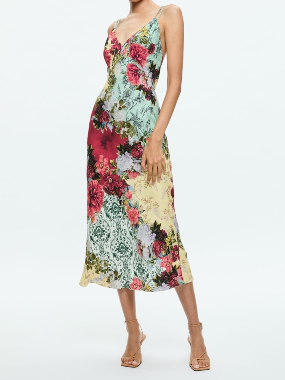 Alice + Olivia Kiro Slip Midi Dress - Picture 6 of 6